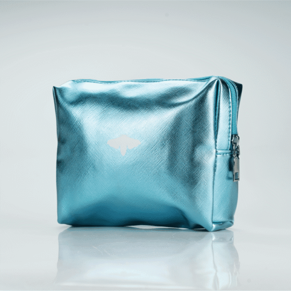 pochette make up pochette beauty blu pavaglione cosmetics