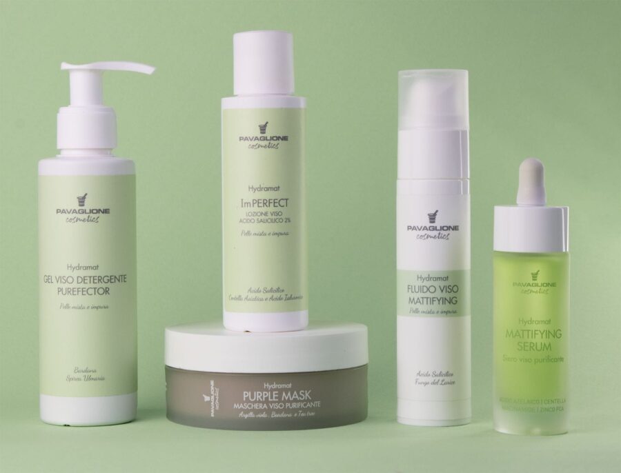 gel viso purefector detergente viso purificante pelle mista e impura pavaglione cosmetics