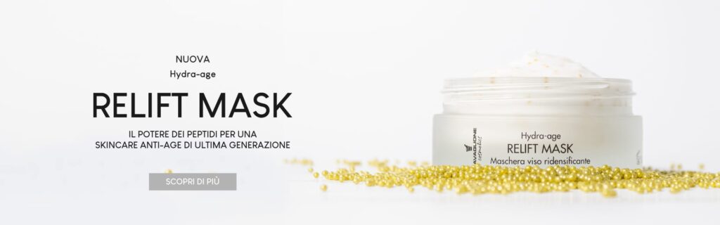 Nuova Hydra-age Relift Mask maschera viso anti-età Pavaglione Cosmetics