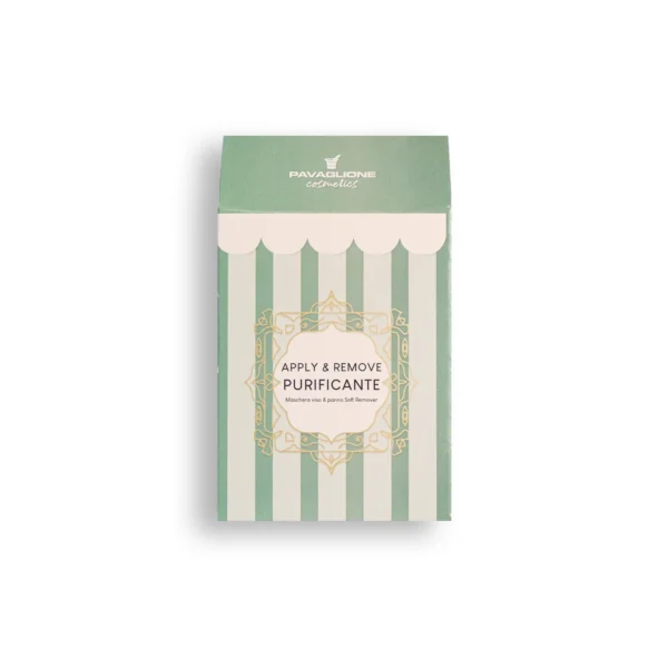 Cofanetto composto da PURPLE MASK, della linea Hydramat, e PANNO SOFT REMOVER, ideale per purificare la propria pelle minimizzando l’effetto lucido e oleoso.